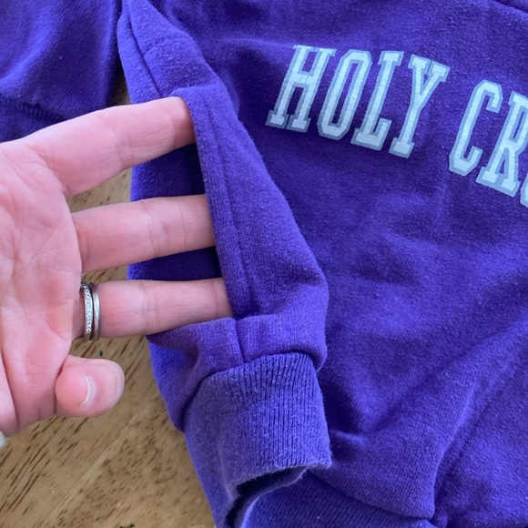 HOLY CROSS INFANT HALF ZIP SWEATSHIRT - Picture 6 of 6